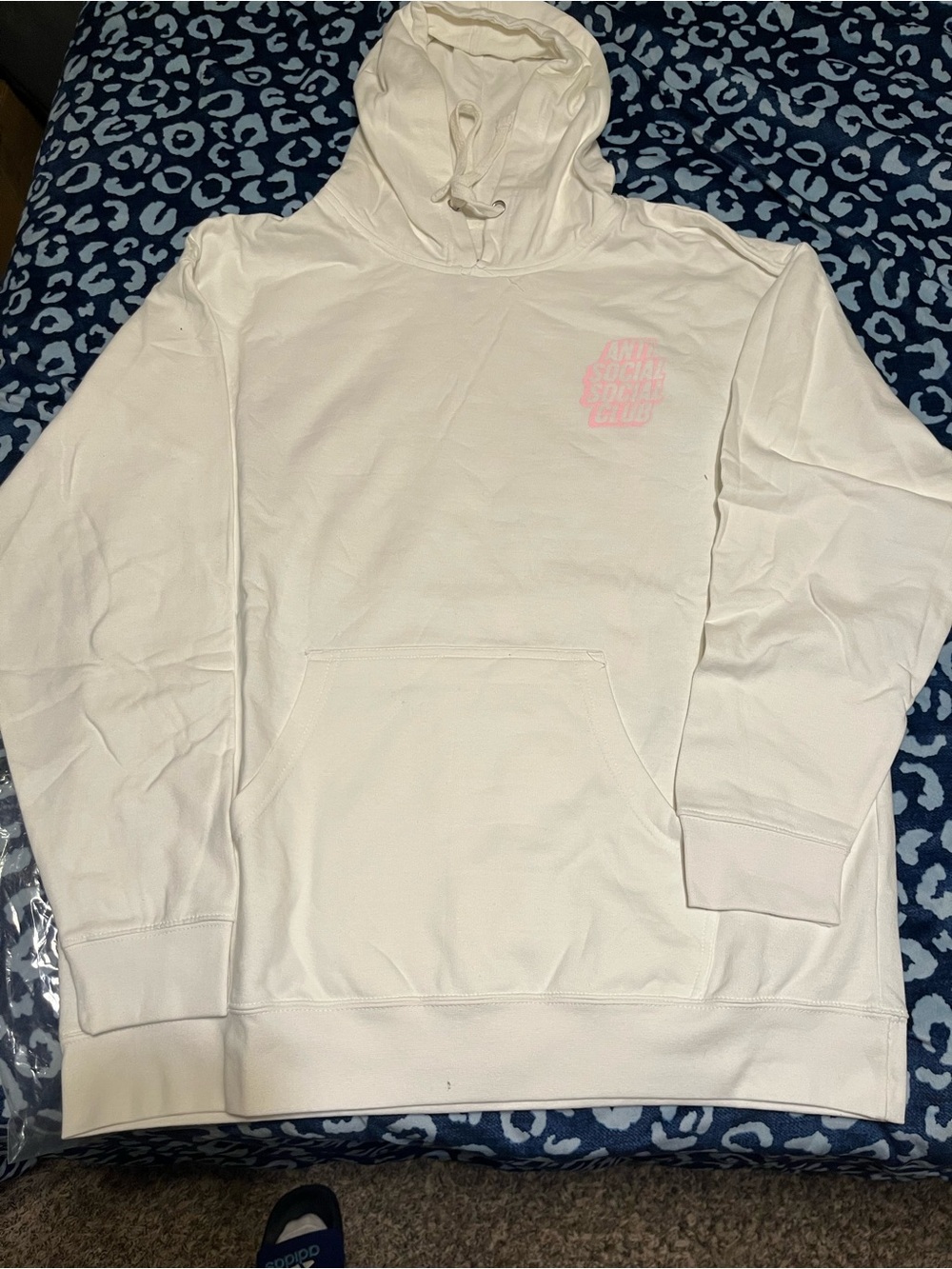 Hoodie Sweatshirt with Pink Logo